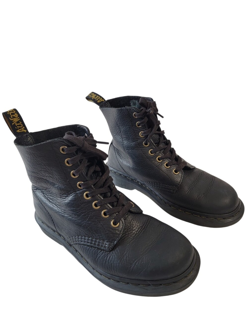 Dr. Martens 24993 Black Pascal Unisex Boots 6L/5M Lace-up Grunge Whimsigoth Y2K